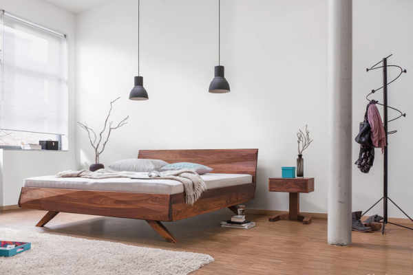 Gabo Ambiente das Bett aus Massivholz